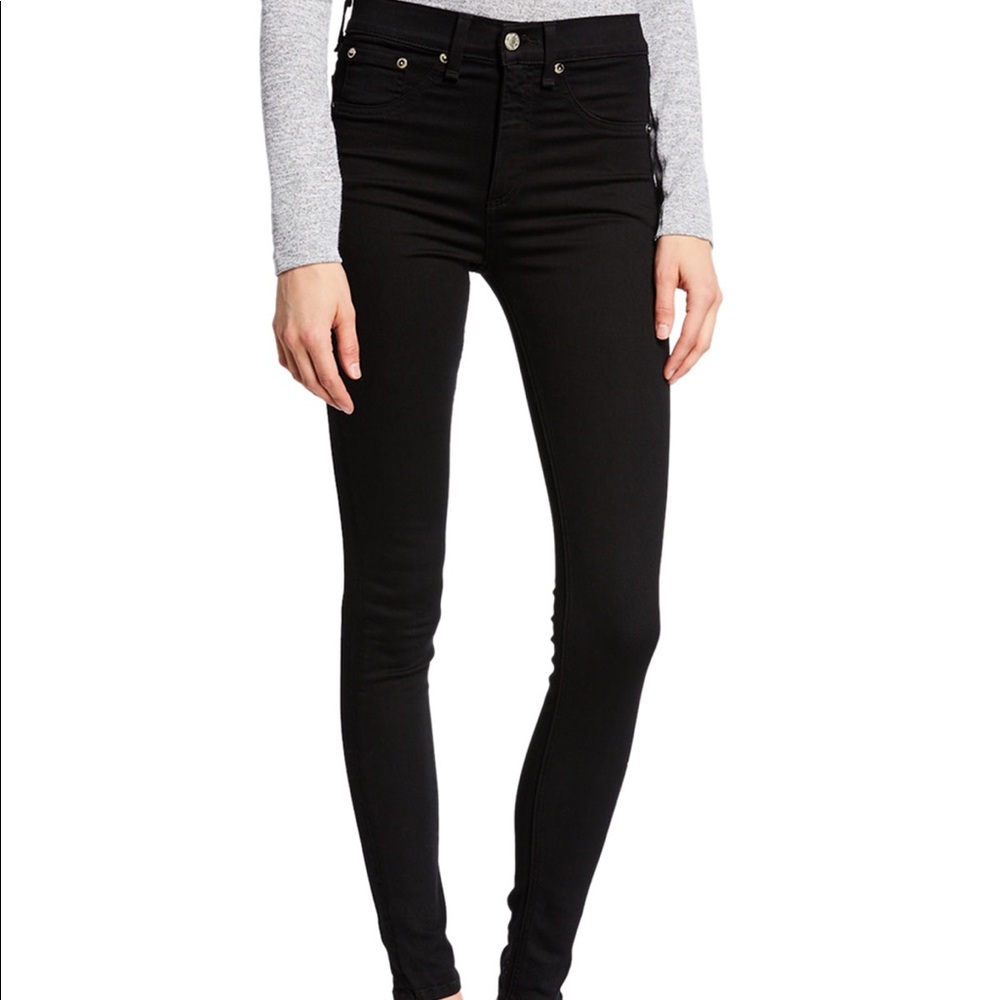 Rag & Bone Black Skinny Jeans